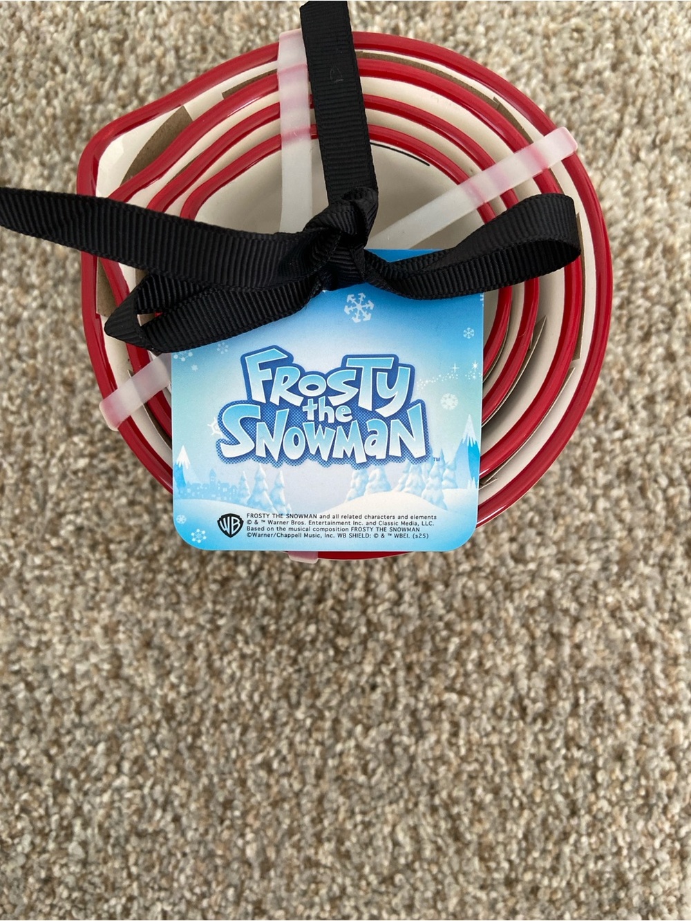 NWT Rae Dunn Frosty the Snowman Ceramic Measuring Cups - Christmas & Holiday - Picture 9 of 9